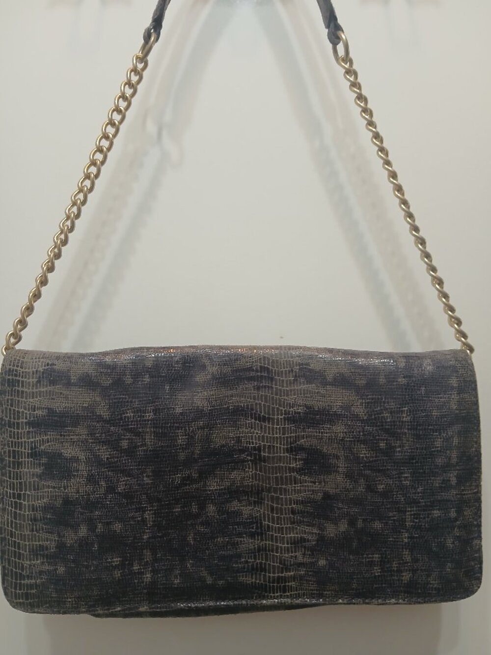 Banana Republic Lizard Shoulder Bag🩶